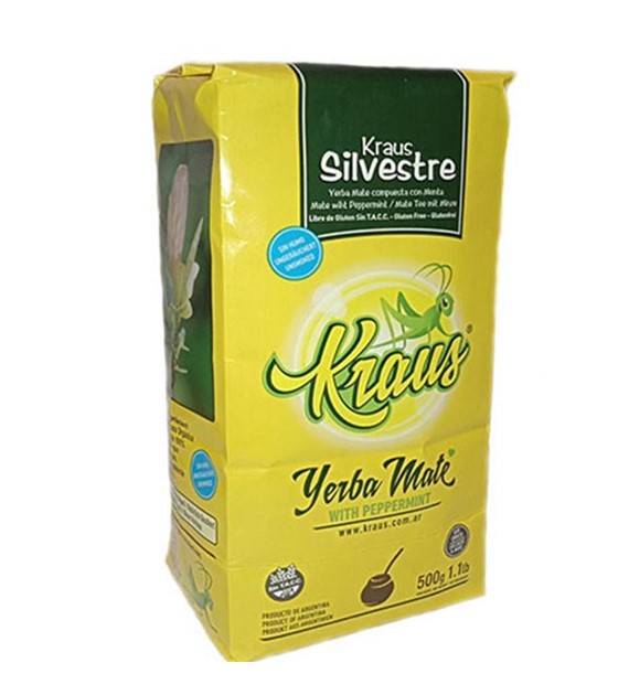 Kraus Silvestre Peppermint 500g Yerba mate